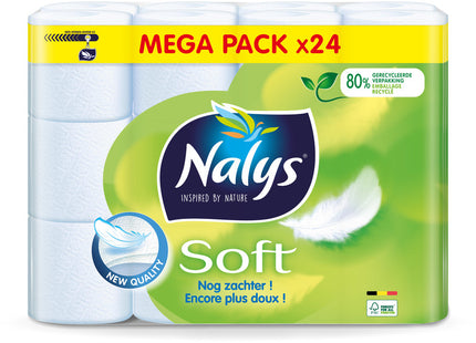 Nalys Toiletpapier soft mega pack