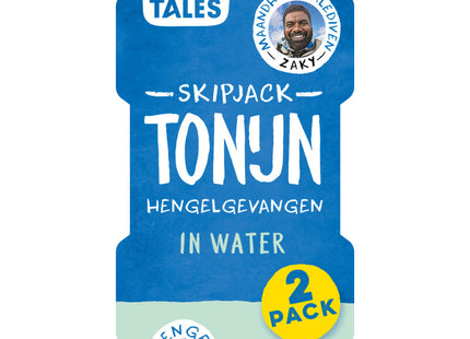 Fish Tales Skipjack tonijn in water 2-pack